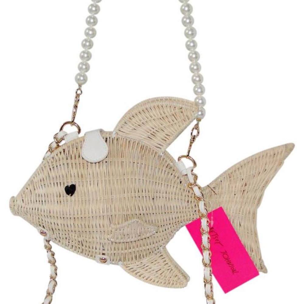 NWT Betsey Johnson "Gone Fishin'" Cross-body Bag